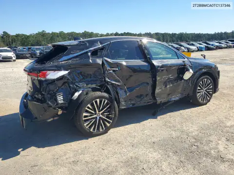 2T2BBMCA0TC137346 — 2026 Lexus RX, фото 3 с аукциона Copart, Задняя часть