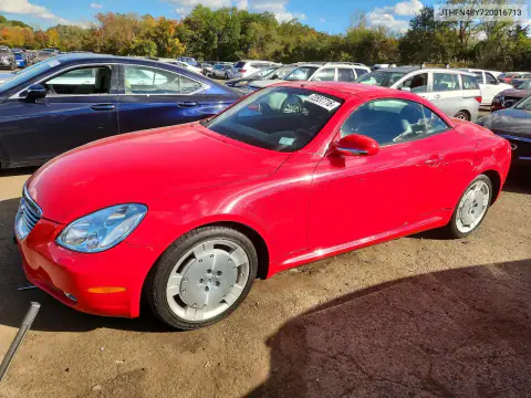 JTHFN48Y720016713 — 2002 Lexus SC, Подтопление, фото до ремонта