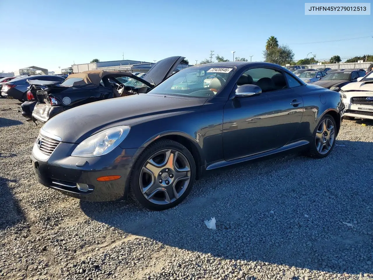 2007 Lexus Sc 430 VIN JTHFN45Y279012513 фото 1