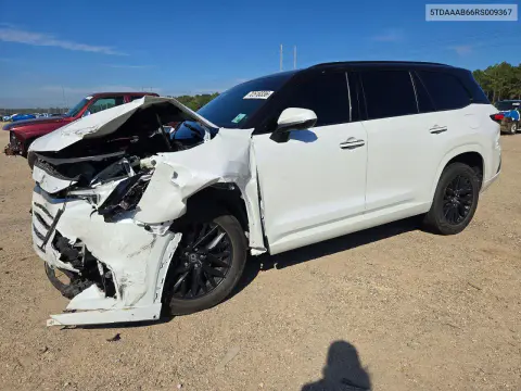 5TDAAAB66RS009367 — 2024 Lexus TX, Передняя часть, фото до ремонта