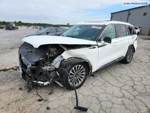 2020 Lincoln Aviator Reserve VIN 5LM5J7WC6LGL02538 фото 1