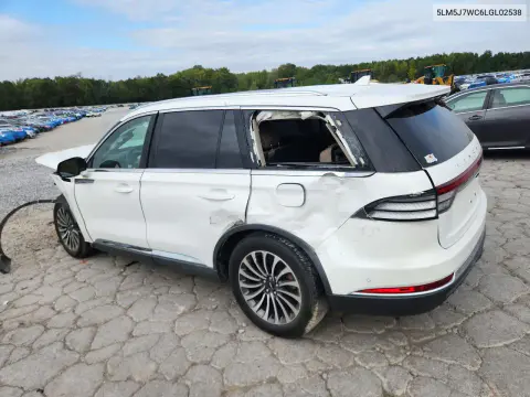 2020 Lincoln Aviator Reserve VIN 5LM5J7WC6LGL02538 фото 2