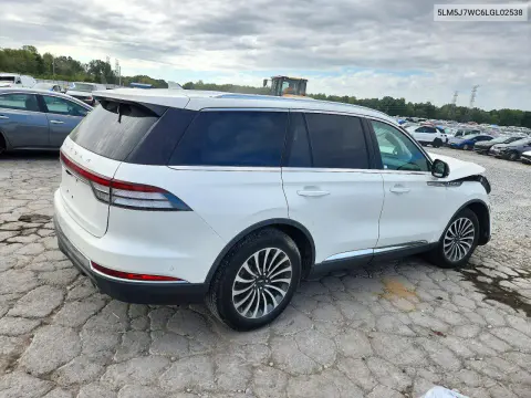 2020 Lincoln Aviator Reserve VIN 5LM5J7WC6LGL02538 фото 3