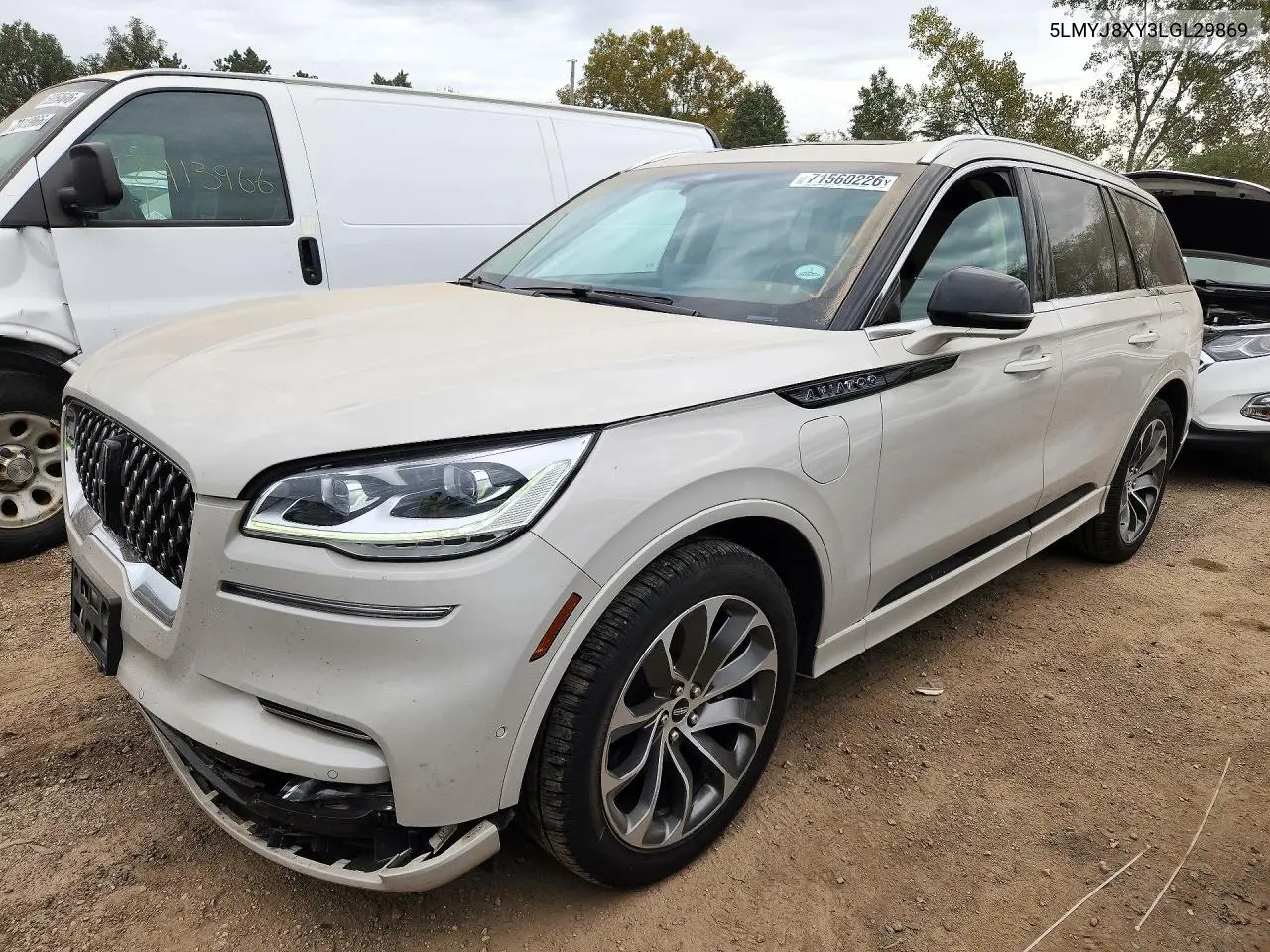 2020 Lincoln Aviator Grand Touring VIN 5LMYJ8XY3LGL29869 фото 1