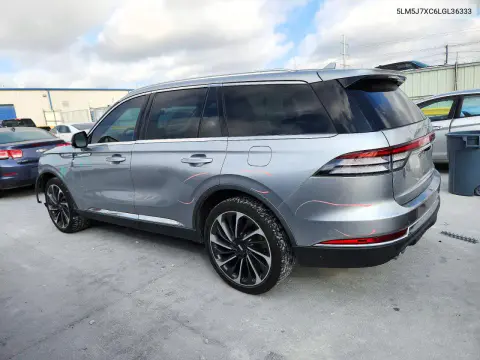 2020 Lincoln Aviator Reserve VIN 5LM5J7XC6LGL36333 фото 2