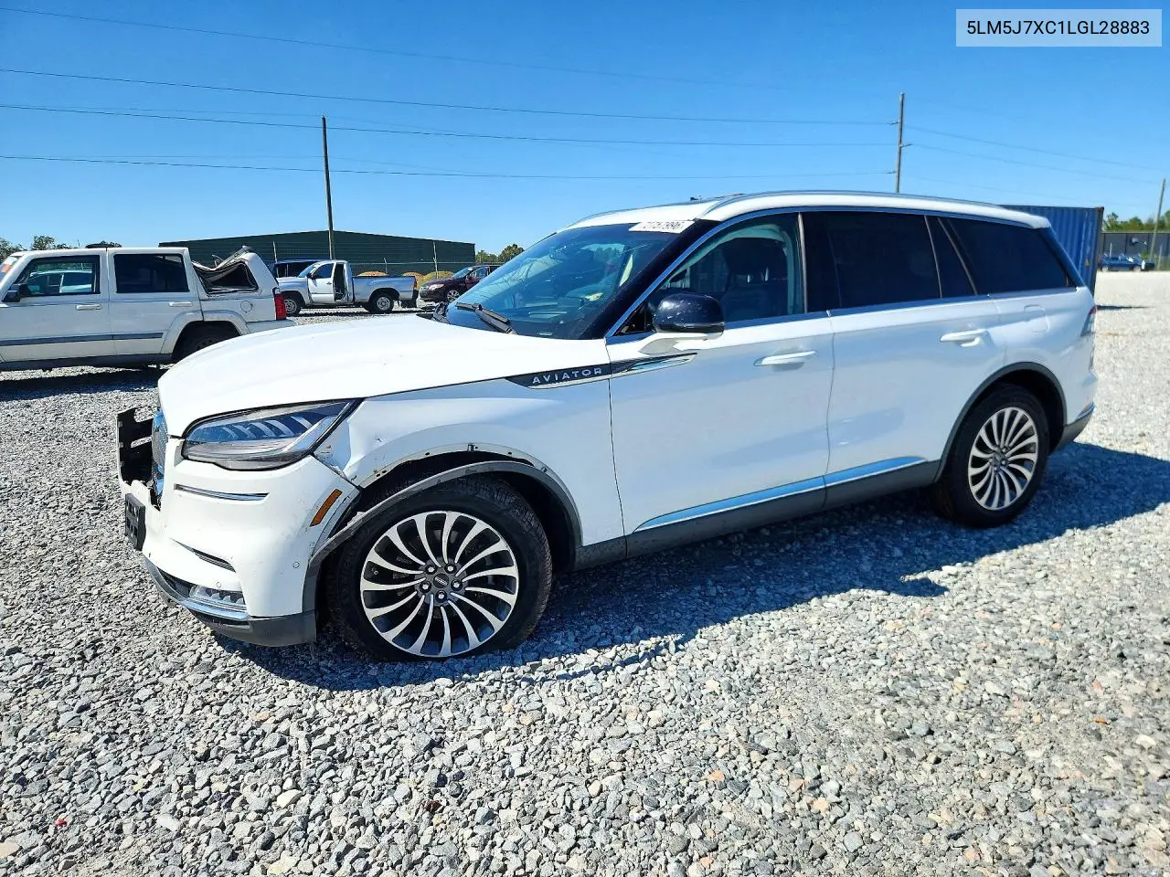 2020 Lincoln Aviator Reserve VIN 5LM5J7XC1LGL28883 фото 1