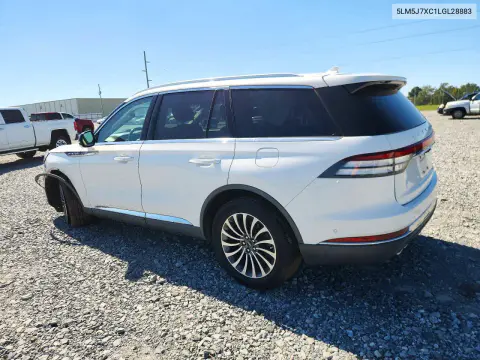 2020 Lincoln Aviator Reserve VIN 5LM5J7XC1LGL28883 фото 2