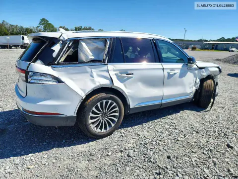 2020 Lincoln Aviator Reserve VIN 5LM5J7XC1LGL28883 фото 3