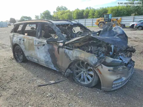 5LMYJ8XY9MNL02284 — 2021 Lincoln Aviator, фото 4 с аукциона Copart, Пожар