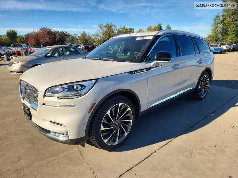 2021 Lincoln Aviator Reserve VIN 5LM5J7XC4MGL04479 фото 1