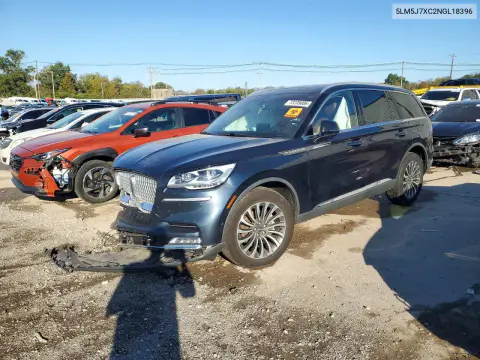 2022 Lincoln Aviator Reserve VIN 5LM5J7XC2NGL18396 фото 1