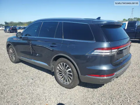 2022 Lincoln Aviator Reserve VIN 5LM5J7WC6NGL08195 фото 2