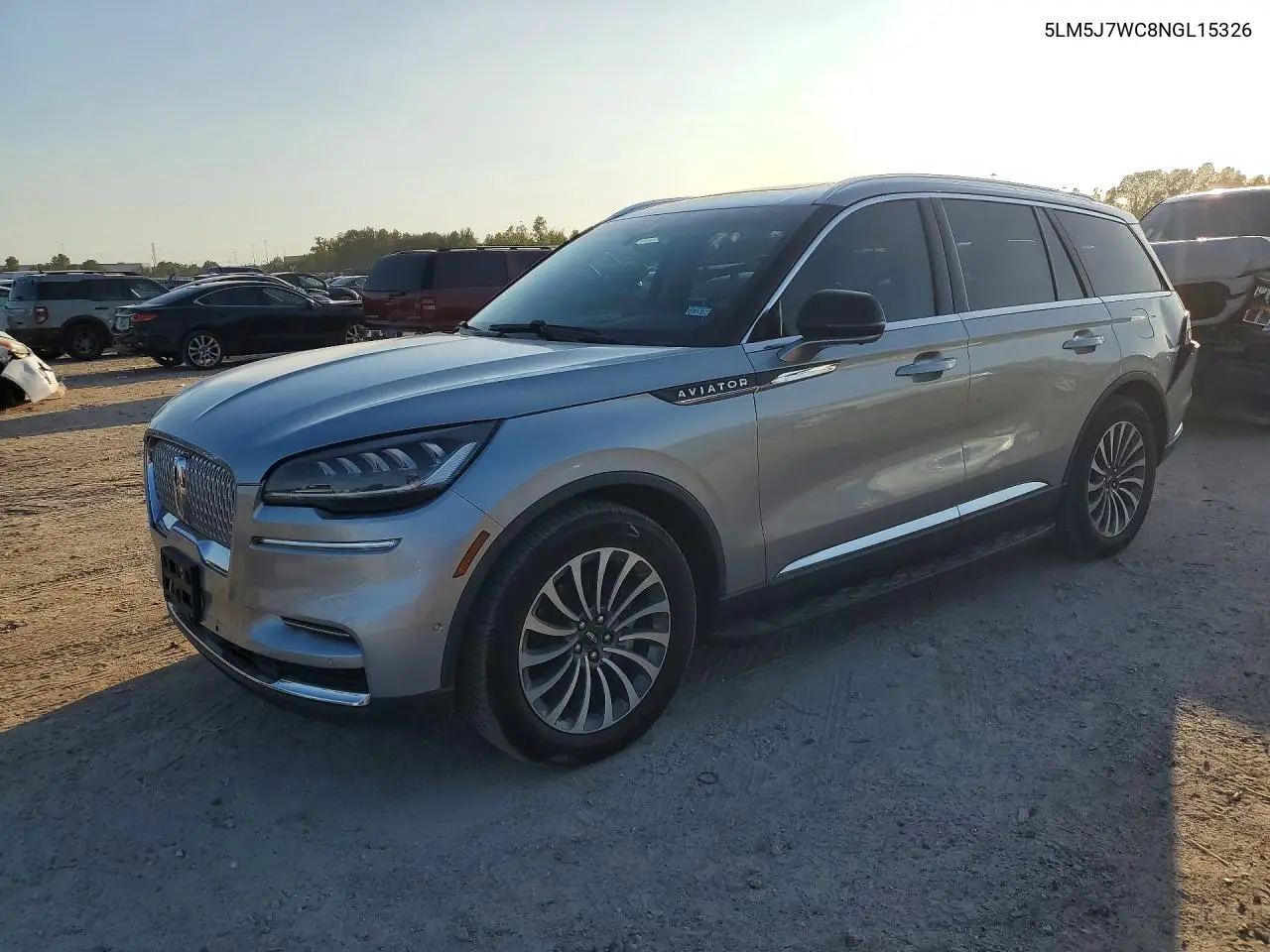 5LM5J7WC8NGL15326 Lincoln Aviator 2022 — повреждение Задняя часть, фото до ремонта