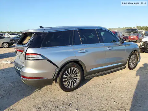 5LM5J7WC8NGL15326 — 2022 Lincoln Aviator, фото 3 с аукциона Copart, Задняя часть