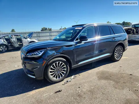 5LM5J7WC8PGL01879 — 2023 Lincoln Aviator, Передняя часть, фото до ремонта