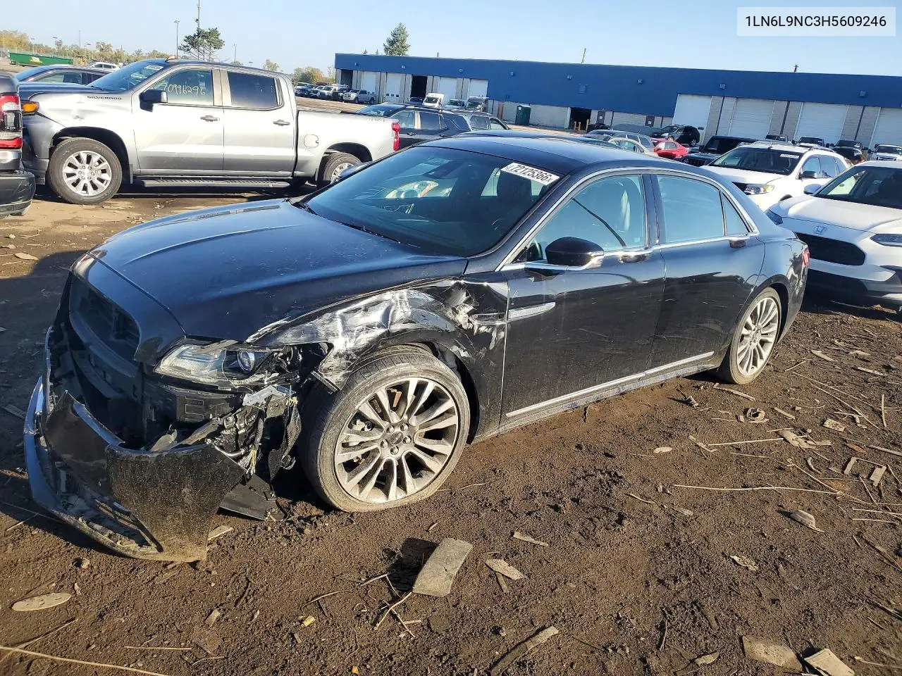 2017 Lincoln Continental Reserve VIN 1LN6L9NC3H5609246 фото 1