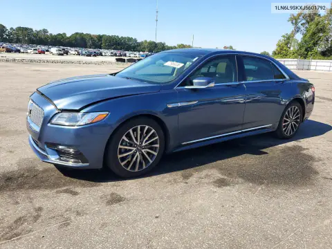 1LN6L9SKXJ5601792 — 2018 Lincoln Continental, Передняя часть, фото до ремонта