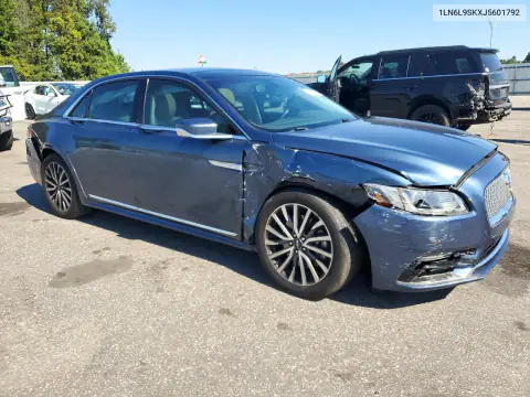 1LN6L9SKXJ5601792 — 2018 Lincoln Continental, фото 4 с аукциона Copart, Передняя часть