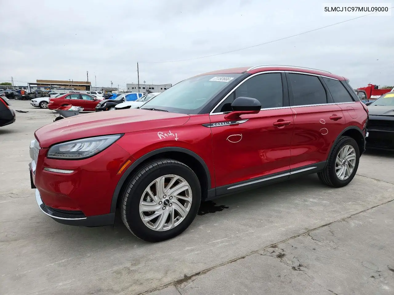 2021 Lincoln Corsair VIN 5LMCJ1C97MUL09000 фото 1