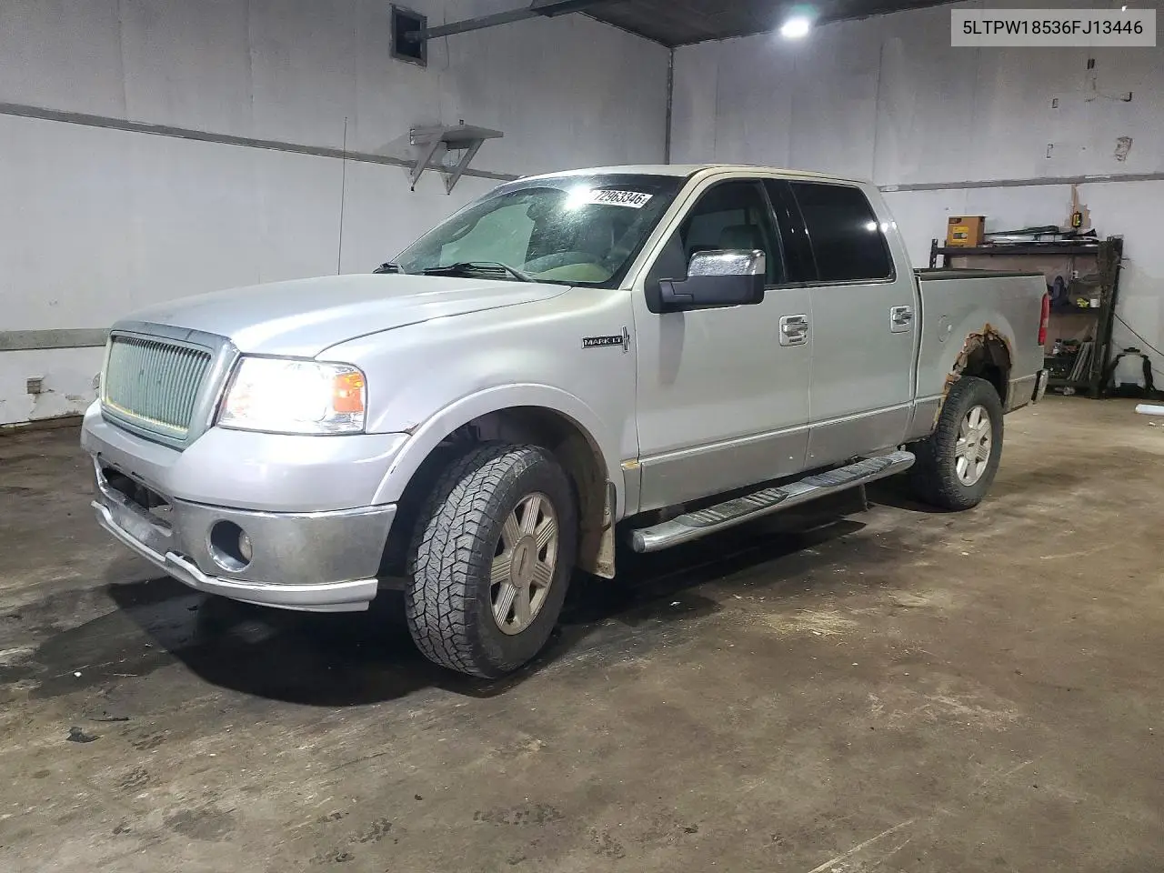 5LTPW18536FJ13446 Lincoln Mark LT 2006 — повреждение Передняя часть, фото до ремонта