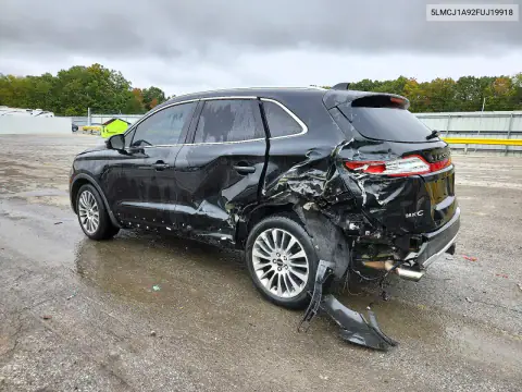 5LMCJ1A92FUJ19918 — 2015 Lincoln MKC, фото 2 с аукциона Copart, Задняя часть