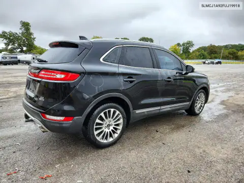 5LMCJ1A92FUJ19918 — 2015 Lincoln MKC, фото 3 с аукциона Copart, Задняя часть