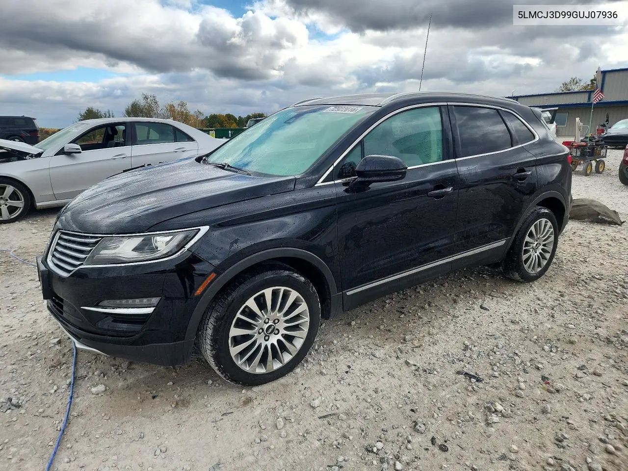 5LMCJ3D99GUJ07936 Lincoln MKC 2016 — повреждение Передняя часть, фото до ремонта