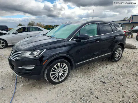 5LMCJ3D99GUJ07936 — 2016 Lincoln MKC, Передняя часть, фото до ремонта