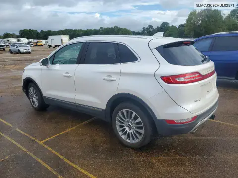 2017 Lincoln Mkc Reserve VIN 5LMCJ3C92HUL02571 фото 2