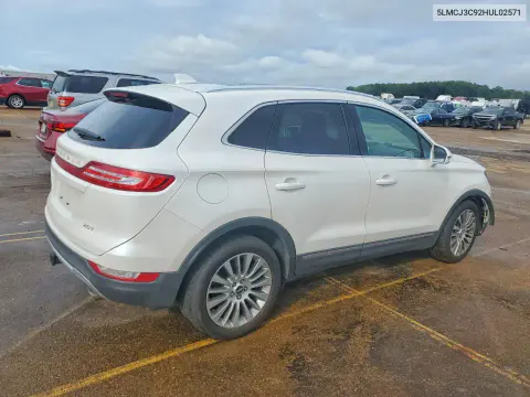 2017 Lincoln Mkc Reserve VIN 5LMCJ3C92HUL02571 фото 3
