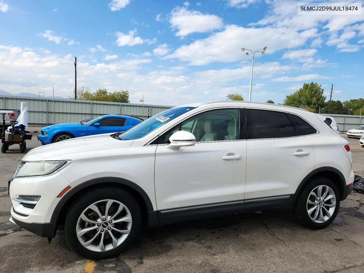 2018 Lincoln Mkc Select VIN 5LMCJ2D99JUL18474 фото 1