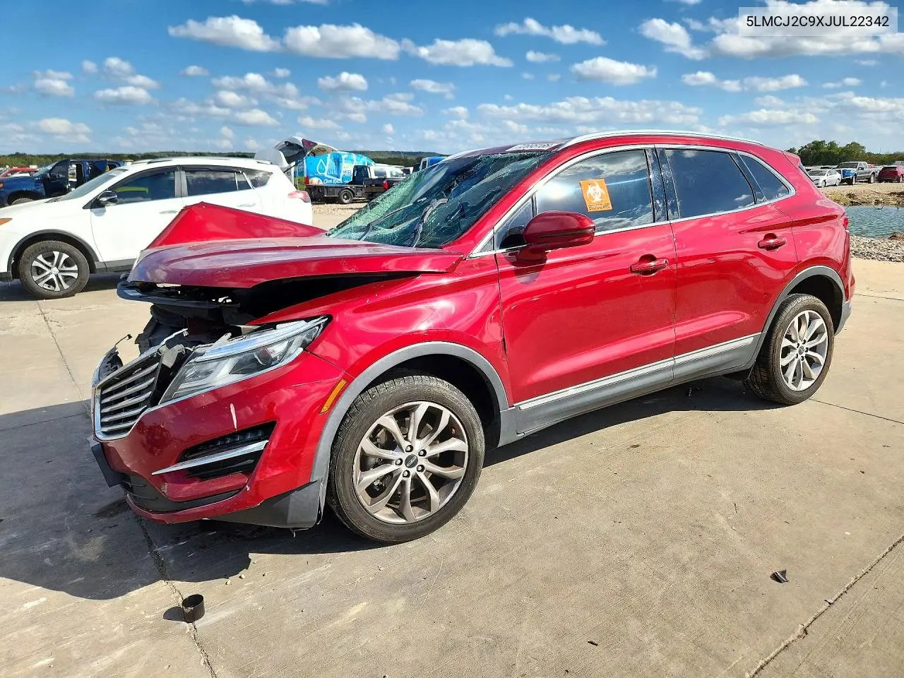 2018 Lincoln Mkc Select VIN 5LMCJ2C9XJUL22342 фото 1