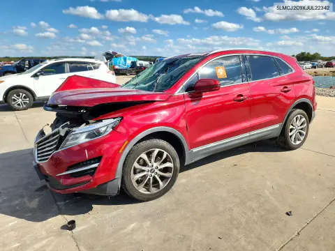 5LMCJ2C9XJUL22342 — 2018 Lincoln MKC, Переворот, фото до ремонта