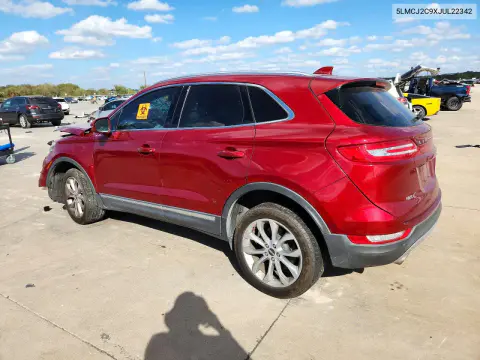 2018 Lincoln Mkc Select VIN 5LMCJ2C9XJUL22342 фото 2