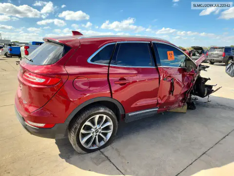 2018 Lincoln Mkc Select VIN 5LMCJ2C9XJUL22342 фото 3