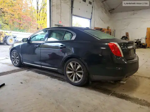 1LNHM94R19G612700 — 2009 Lincoln MKS, фото 2 с аукциона Copart, Передняя часть