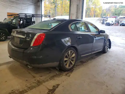 1LNHM94R19G612700 — 2009 Lincoln MKS, фото 3 с аукциона Copart, Передняя часть