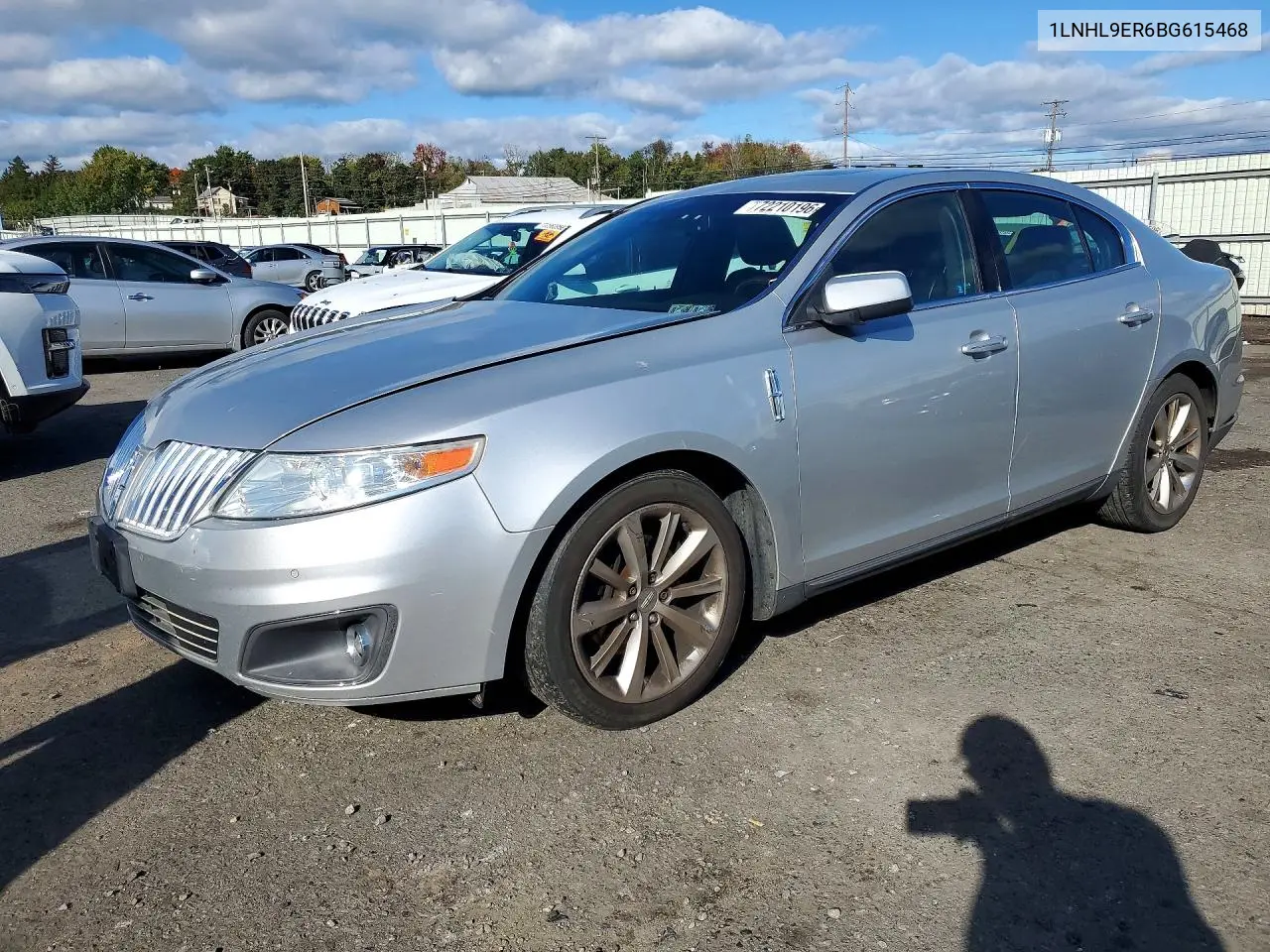 2011 Lincoln Mks VIN 1LNHL9ER6BG615468 фото 1