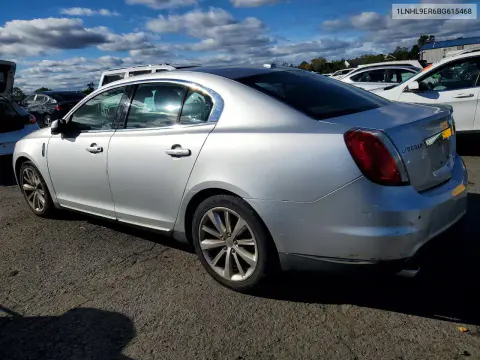 2011 Lincoln Mks VIN 1LNHL9ER6BG615468 фото 2