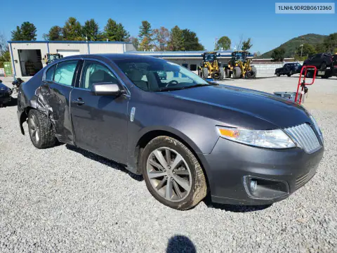 1LNHL9DR2BG612360 — 2011 Lincoln MKS, фото 4 с аукциона Copart, Боковая часть