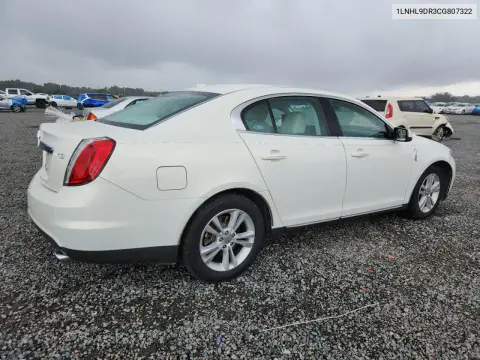 2012 Lincoln Mks VIN 1LNHL9DR3CG807322 фото 3