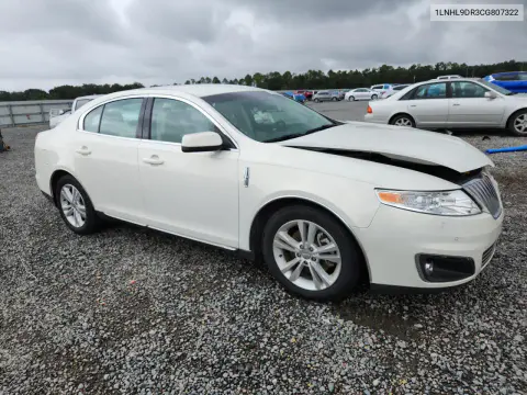 2012 Lincoln Mks VIN 1LNHL9DR3CG807322 фото 4