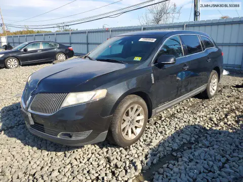 2LMHJ5NK8DBL50388 — 2013 Lincoln MKT, Передняя часть, фото до ремонта