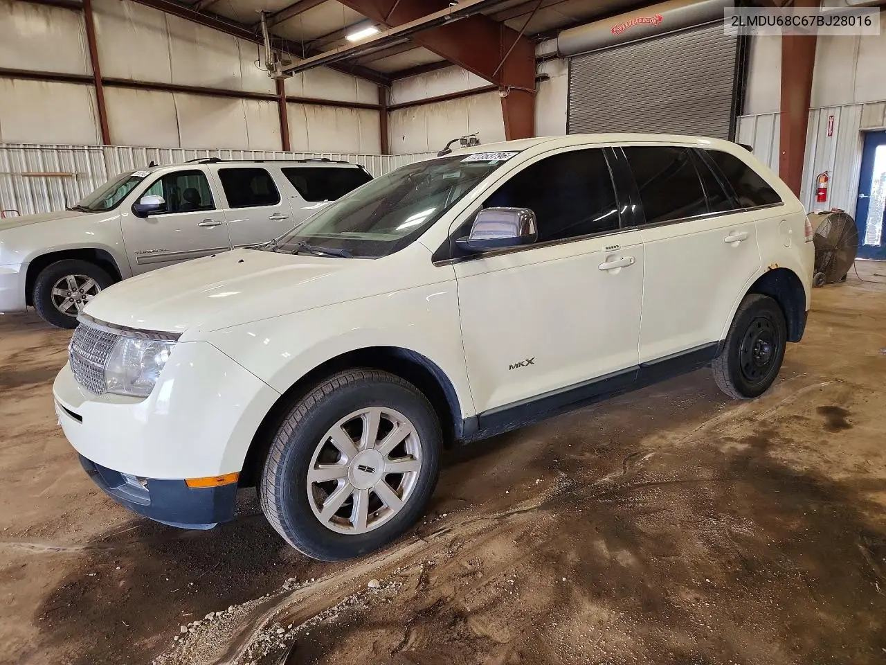 2007 Lincoln Mkx VIN 2LMDU68C67BJ28016 фото 1