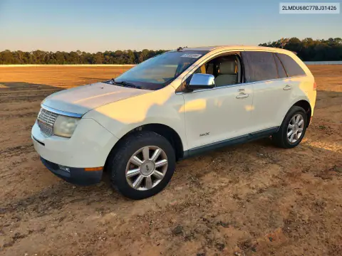 2LMDU68C77BJ31426 Lincoln MKX 2007 — повреждение Крыша, фото до ремонта