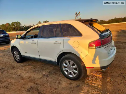 2LMDU68C77BJ31426 — 2007 Lincoln MKX, фото 2 с аукциона Copart, Крыша