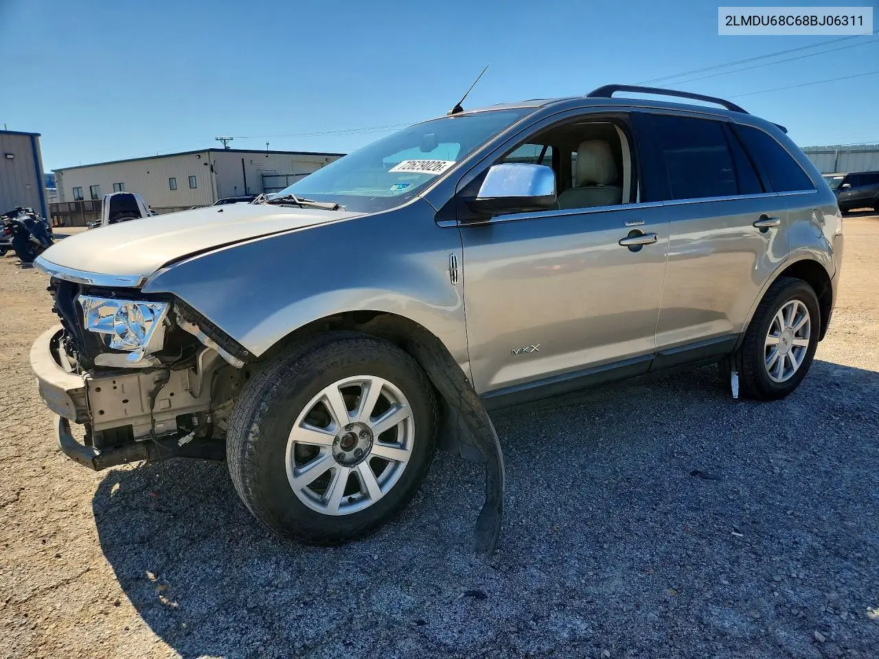 2LMDU68C68BJ06311 Lincoln MKX 2008 — повреждение Передняя часть, фото до ремонта