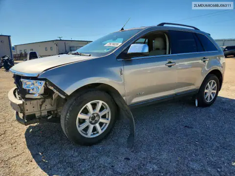 2LMDU68C68BJ06311 Lincoln MKX 2008 — повреждение Передняя часть, фото до ремонта