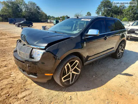 2LMDJ6JC0ABJ26370 — 2010 Lincoln MKX, Передняя часть, фото до ремонта