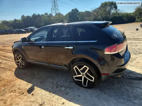 2010 Lincoln Mkx VIN 2LMDJ6JC0ABJ26370 фото 2